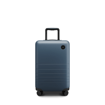 Front view of Carry-On in Ocean Blue
