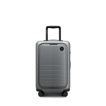 Front view of Carry-On Pro in Storm Grey