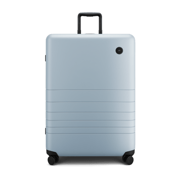 Front view of Check-In Large in Blue Haze