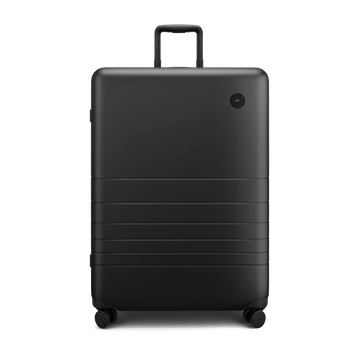 Front view of Check-In Large in Midnight Black