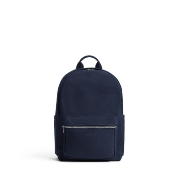 Front view of Gesso Backpack in Abyss Blue
