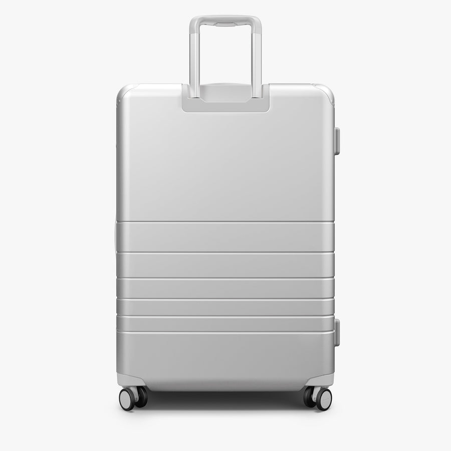 Silver | Back view of Hybrid Check-In Large in Silver