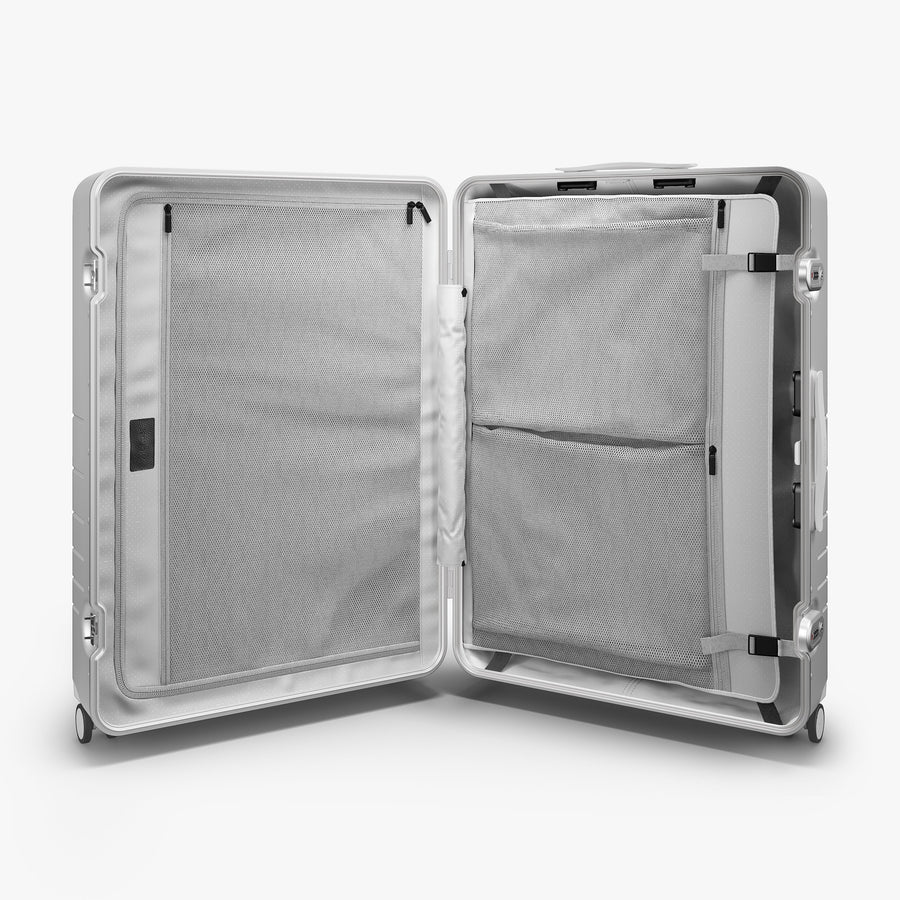 Silver | Inside View of Hybrid Check-In Large in Silver