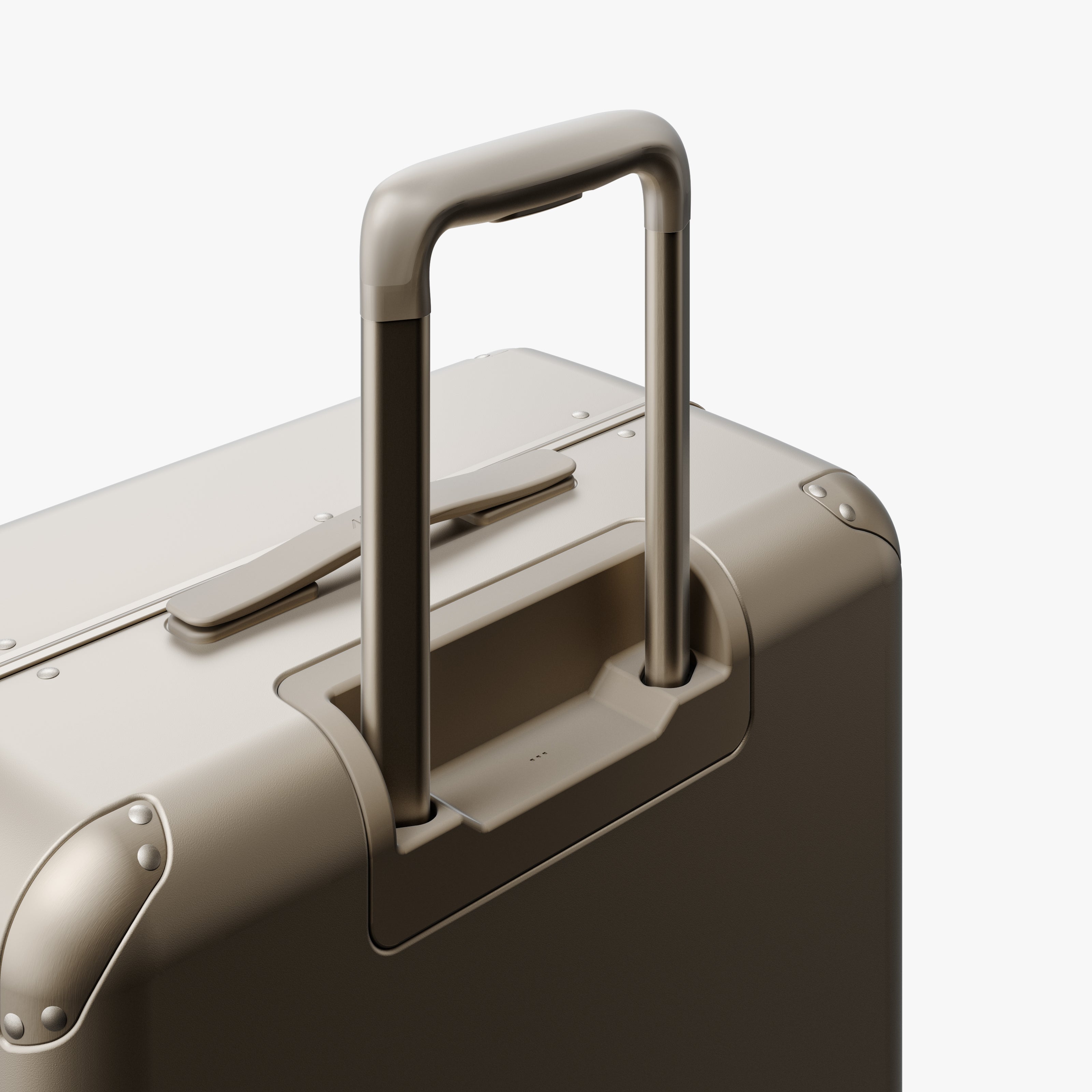 Hybrid Check-In Medium Luggage | Monos Travel Aluminum Suitcases