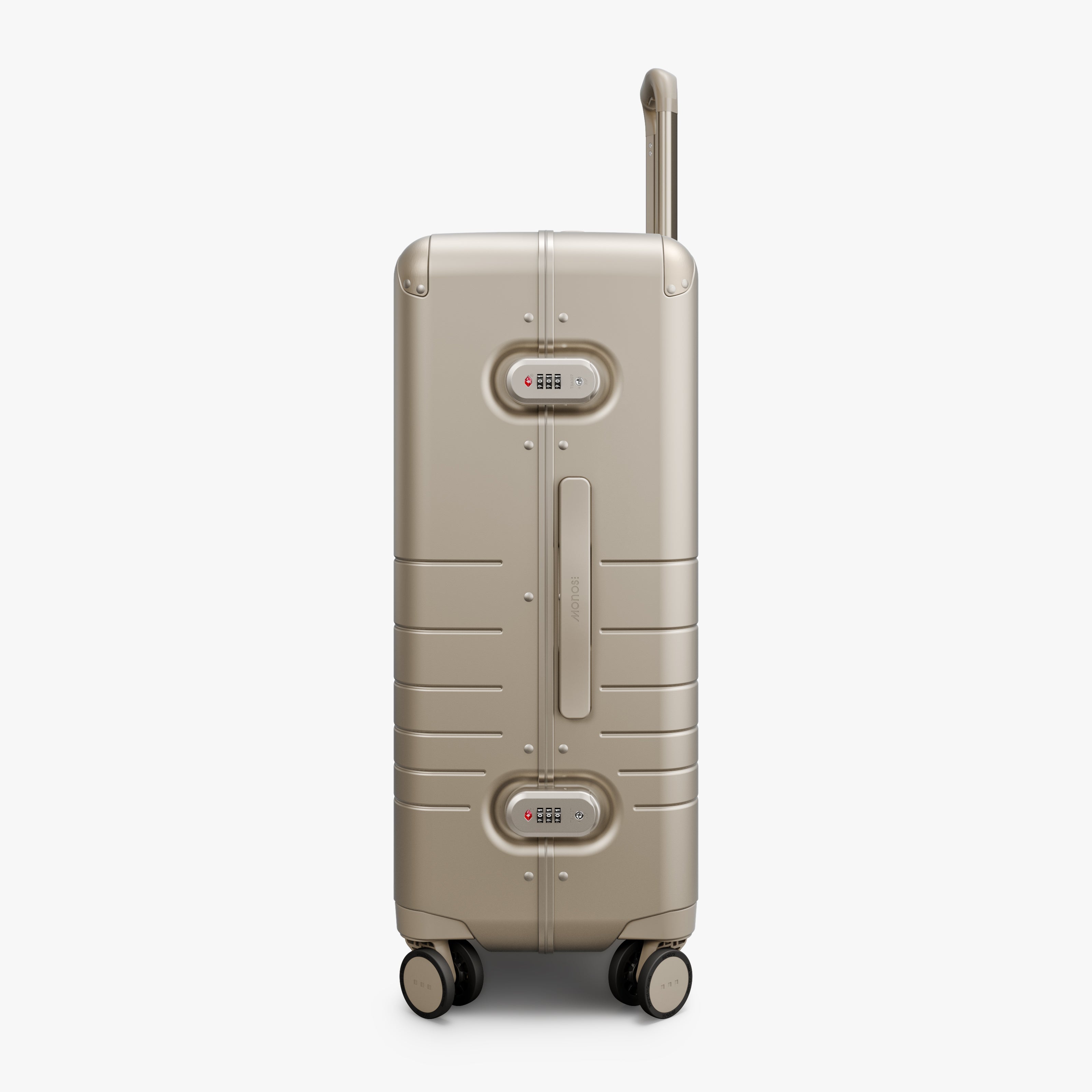 Hybrid Check-In Medium Luggage | Monos Travel Aluminum Suitcases