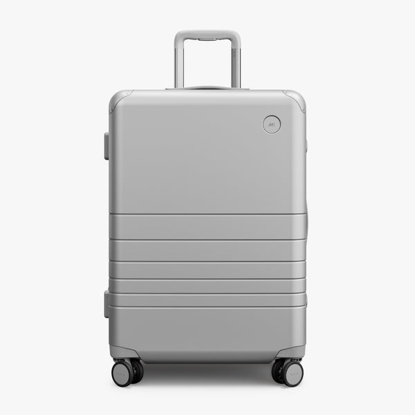 Silver | Front view of Hybrid Check-In Medium in Silver