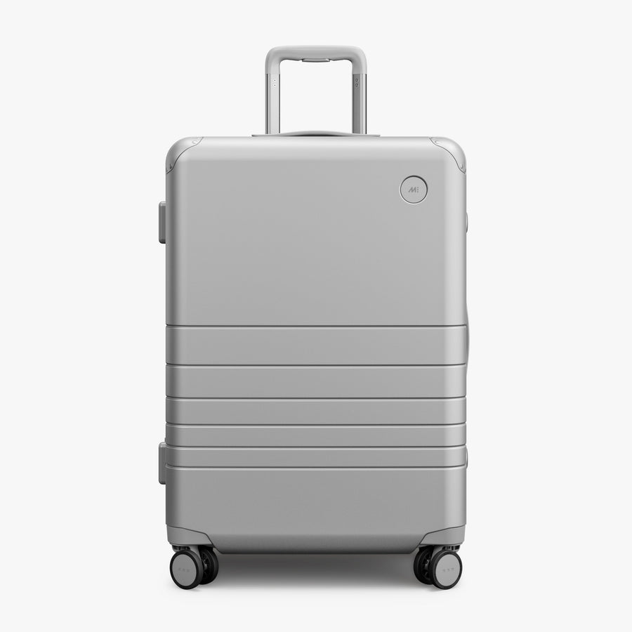 Silver | Front view of Hybrid Check-In Medium in Silver