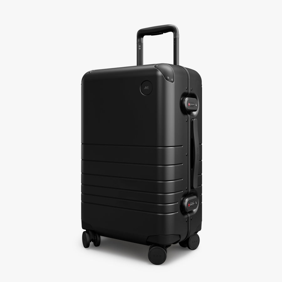 Obsidian | Angled view of Hybrid Carry-On in Obsidian