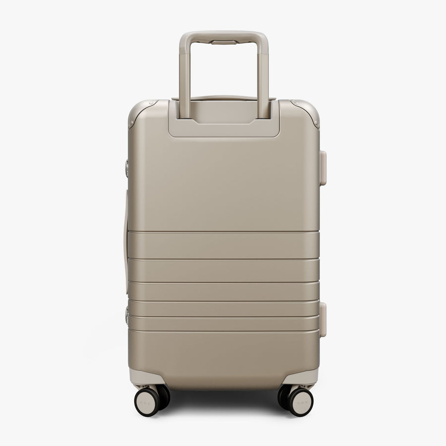 Champagne | Back view of Hybrid Carry-On Plus in Champagne