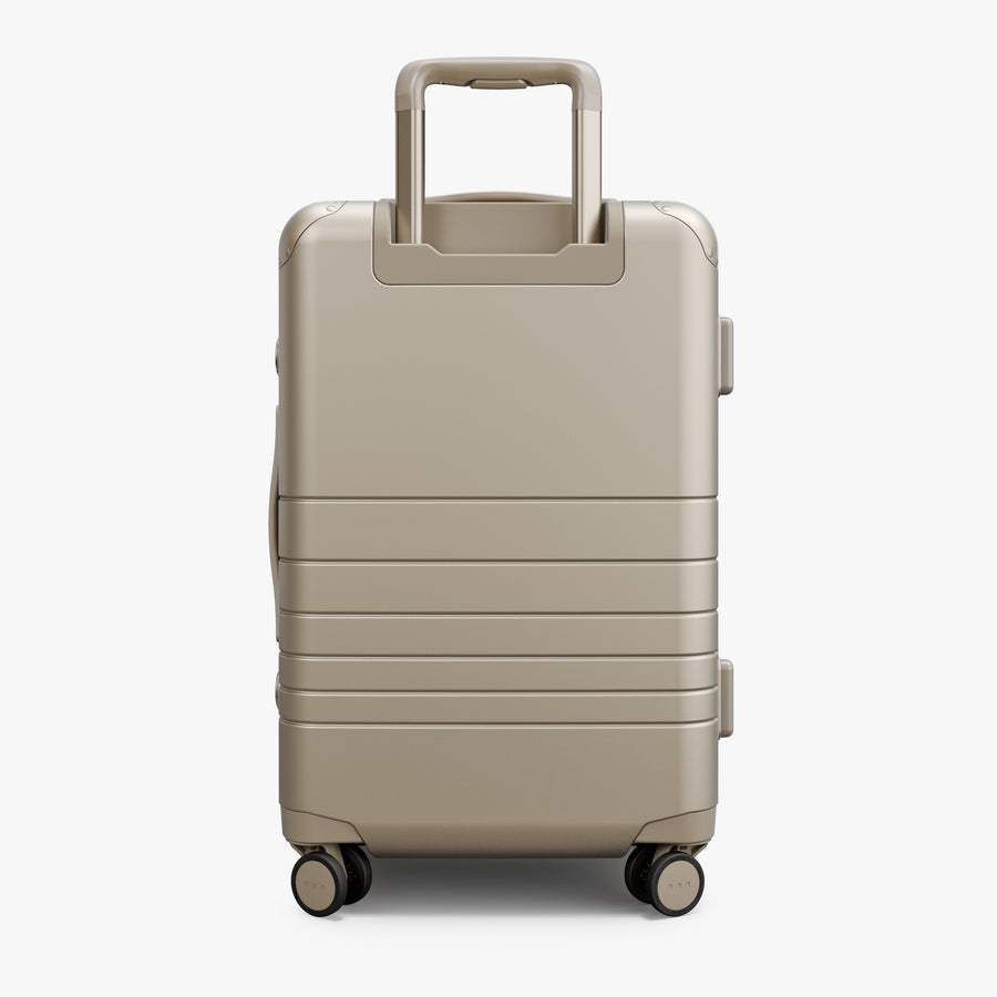 Champagne | Back view of Hybrid Carry-On Plus in Champagne