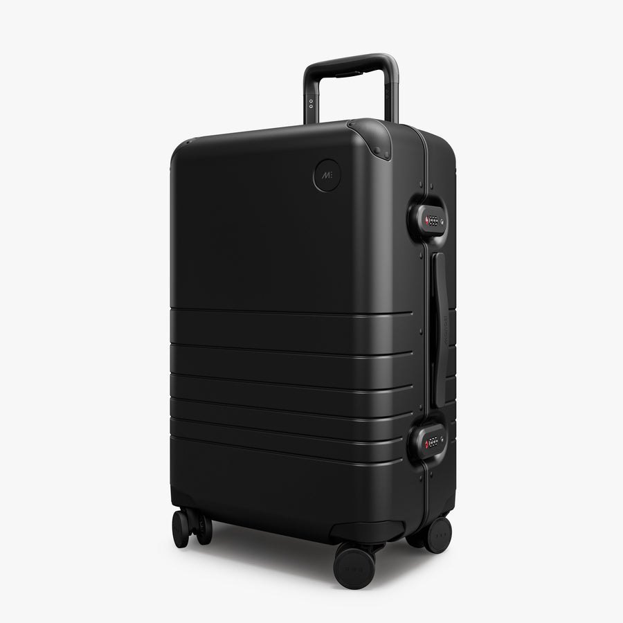 Obsidian | Angled view of Hybrid Carry-On Plus in Obsidian