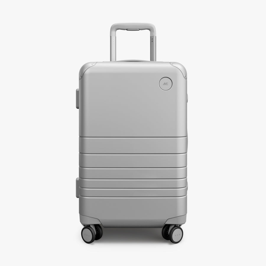 Silver | Front view of Hybrid Carry-On in Silver