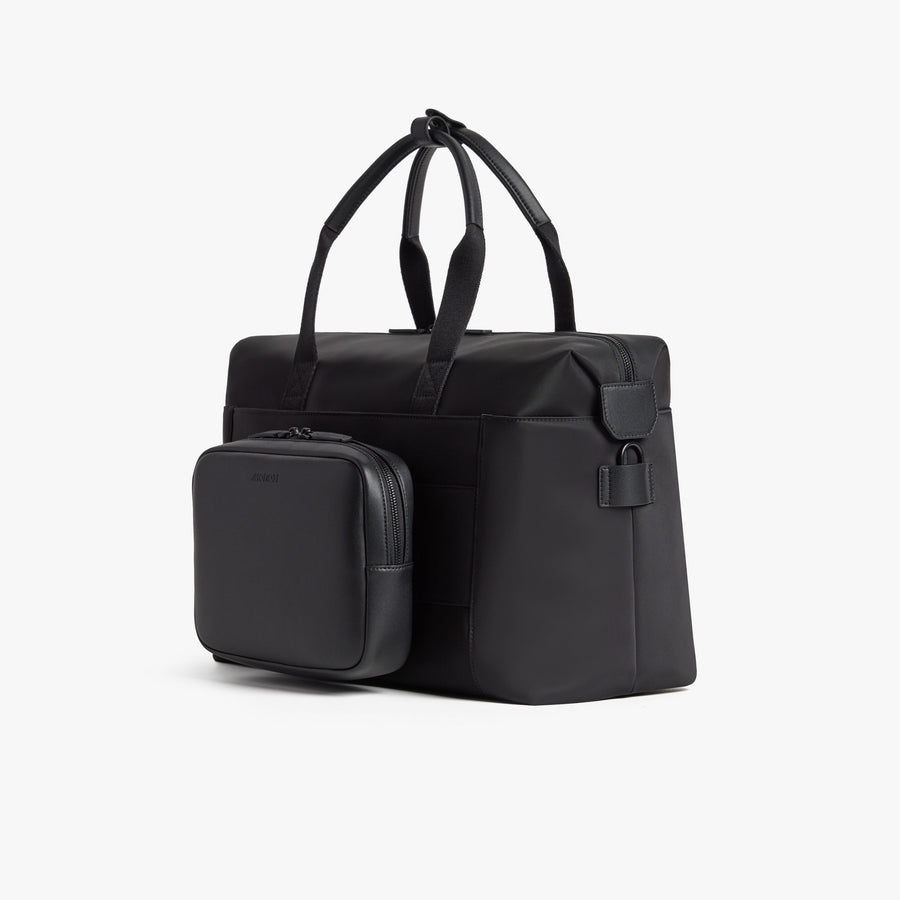 Carbon Black | Angled view of Metro Duffel in Carbon Black
