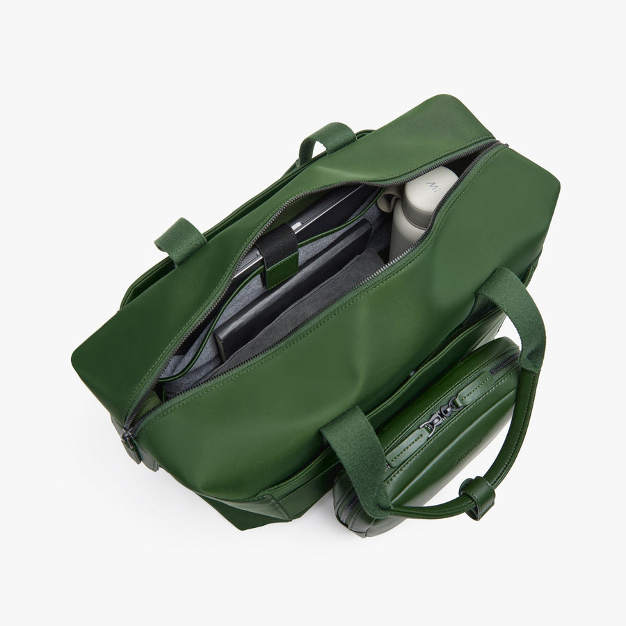 Juniper Green | Back Interior view of Metro Duffel in Juniper Green