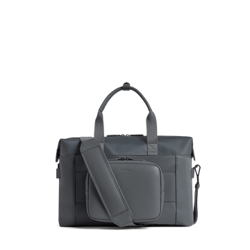 Back view of Metro Duffel in Dover Grey