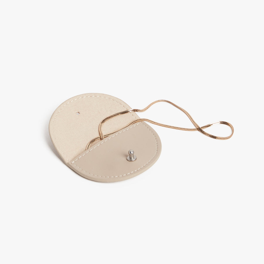 Ivory (Vegan Leather) | Travel Jewelry Case in Ivory