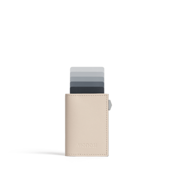 Slim Wallet Pro in Ivory / Brushed Silver