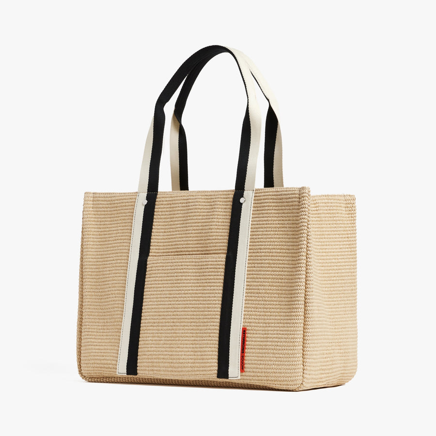 Natural | Angled view of Canopy Tote in Natural