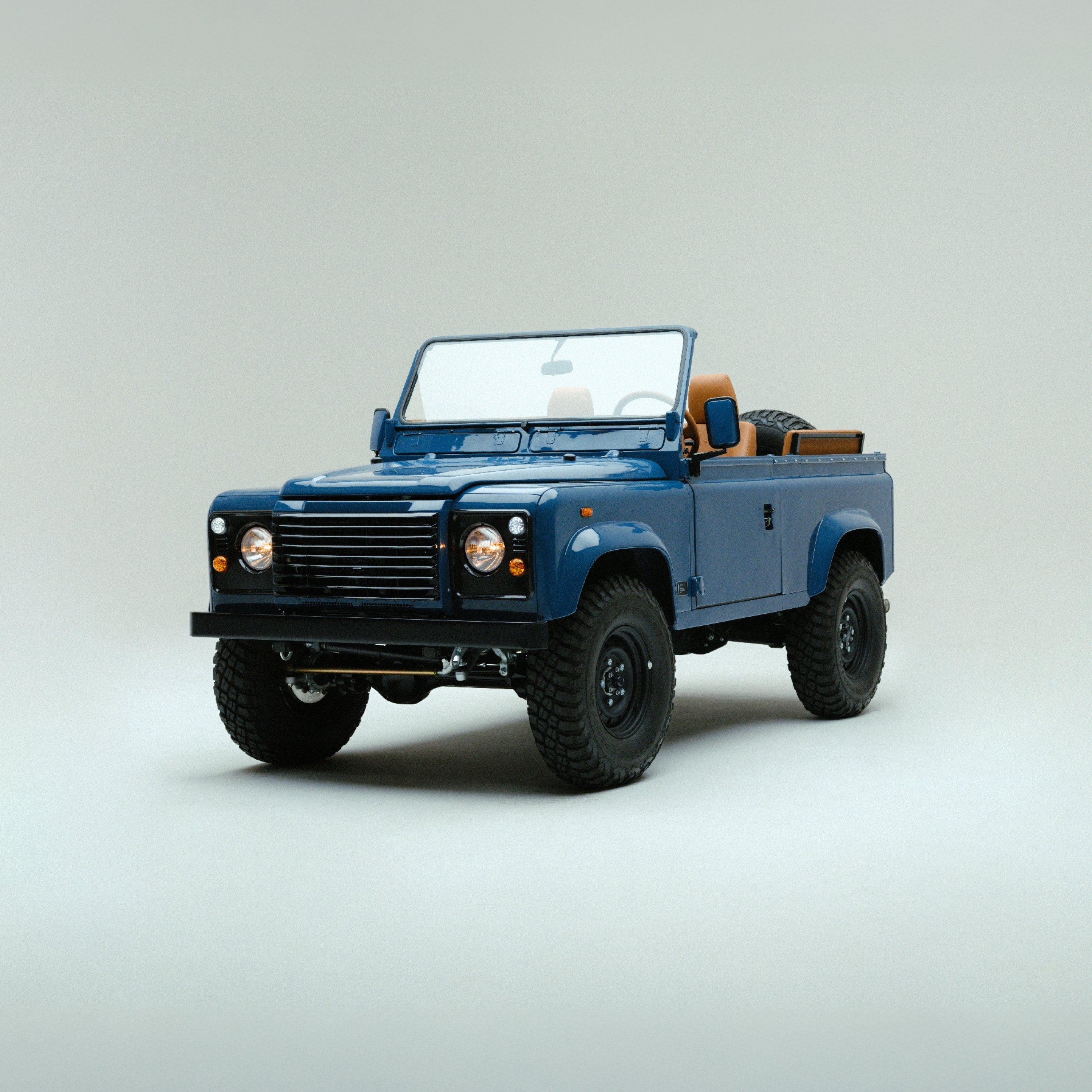 Land Rover Defender in Arles Blue, Brooklyn Coachworks | Monos