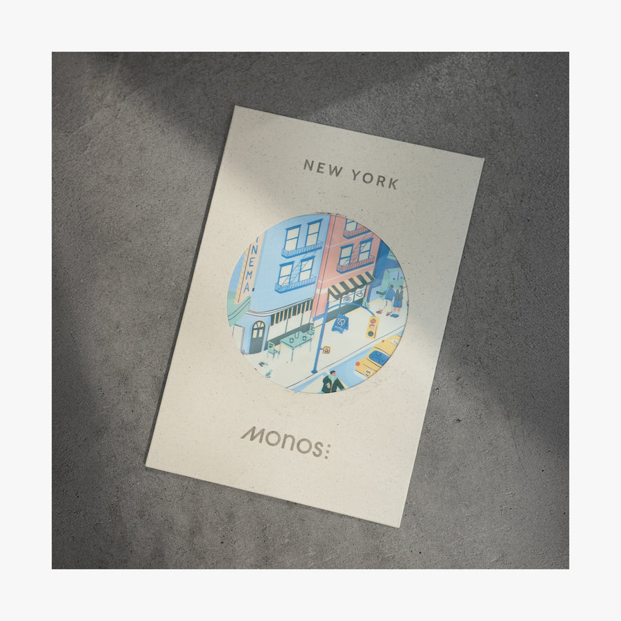 New York Destination Stickers | Envelope of three New York stickers set