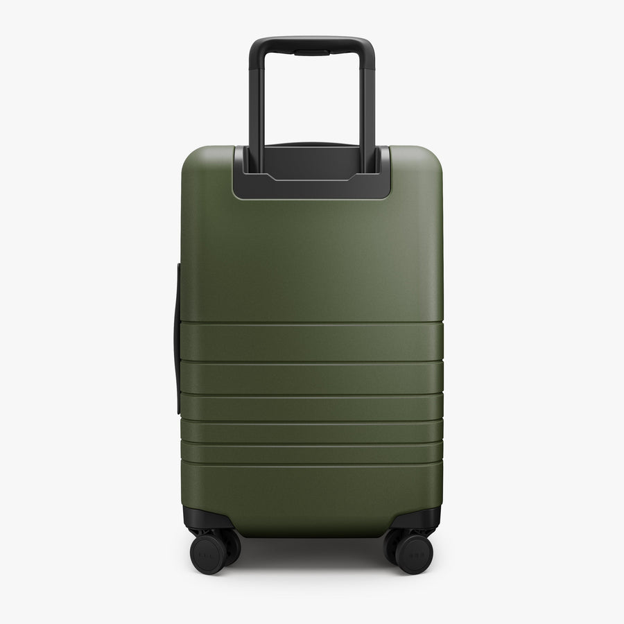 Olive Green | Back view of Expandable Carry-On in Olive Green