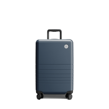 Front view of Carry-On Plus in Arles Blue