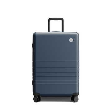 Front view of Check-In Medium in Arles Blue