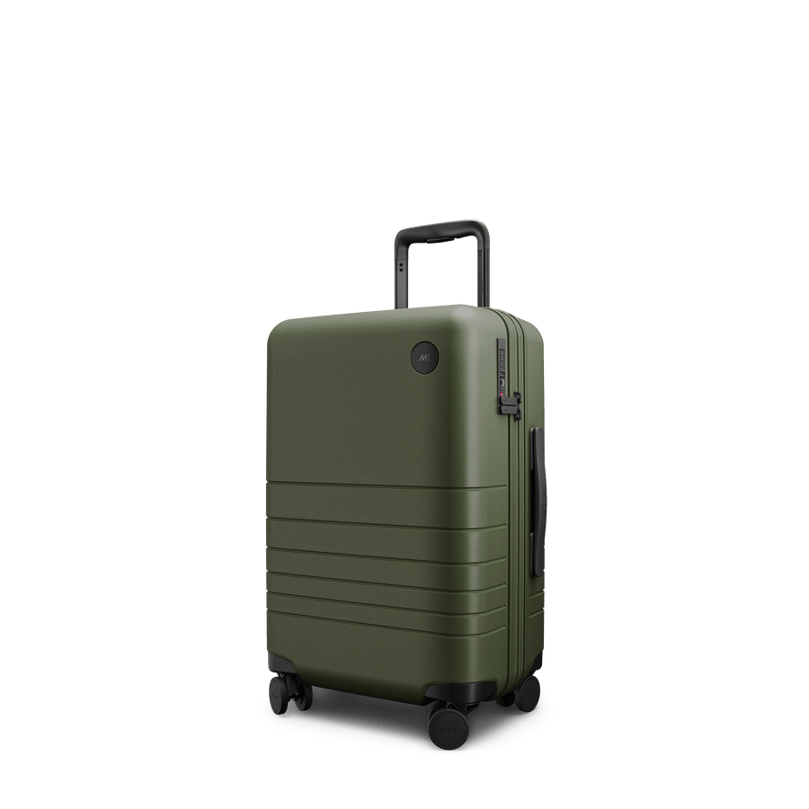 Olive Green Scaled | Angle view of Expandable Carry-On in Olive Green