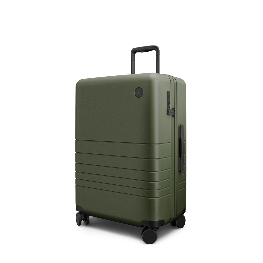 Olive Green Scaled | Angle view of Expandable Check-In Medium in Olive Green
