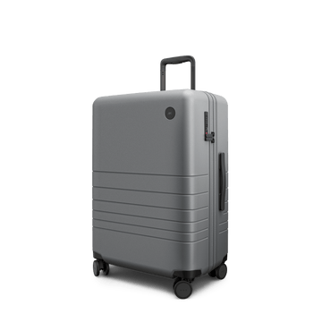 Angle view of Expandable Check-In Medium in Storm Grey