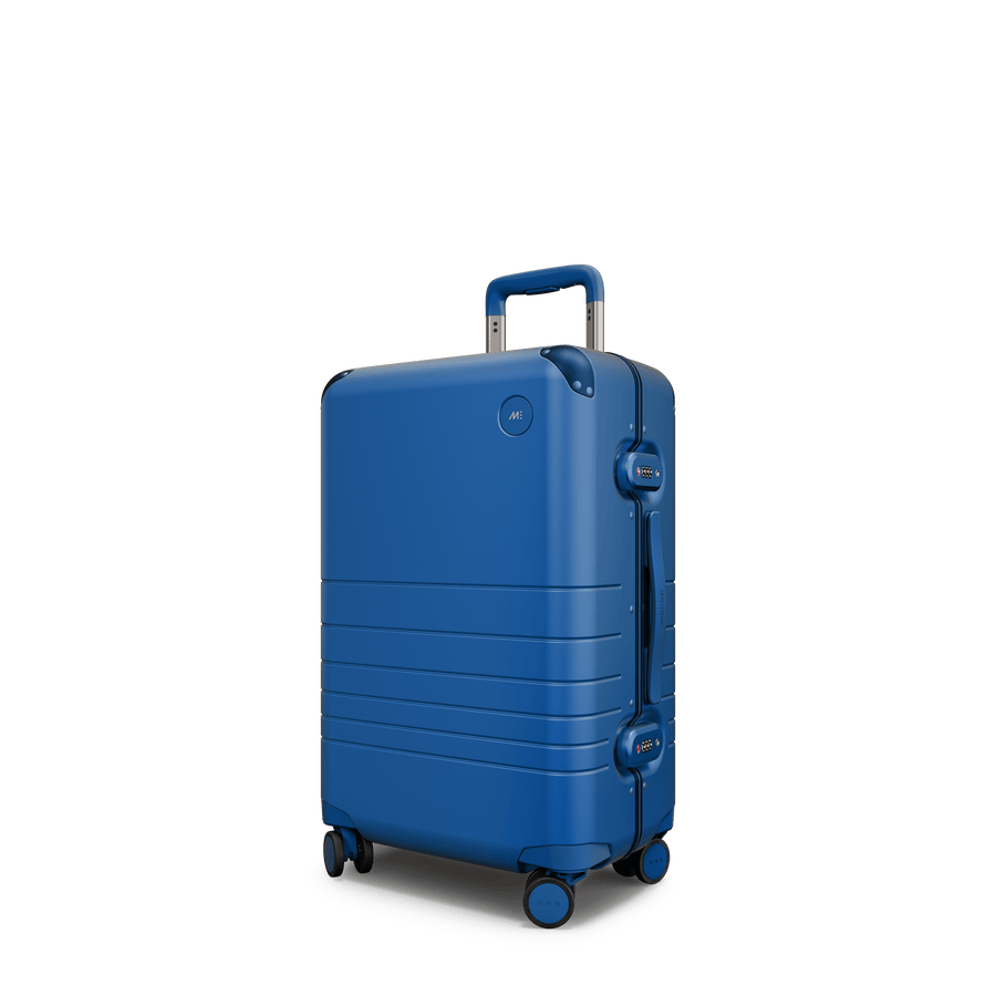 Coastal Blue Hover | Angle view of Hybrid Carry-On Plus in Coastal Blue