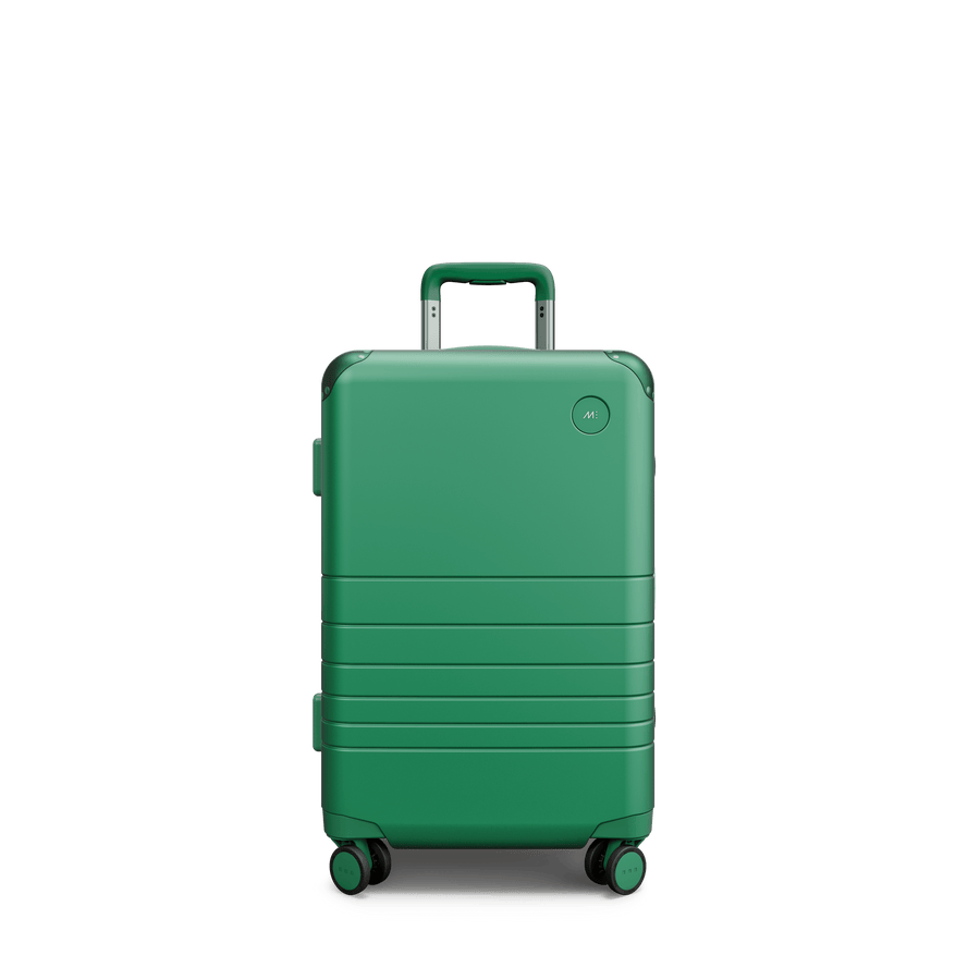 Jungle Green Scaled | Front view of Hybrid Carry-On Plus in Jungle Green