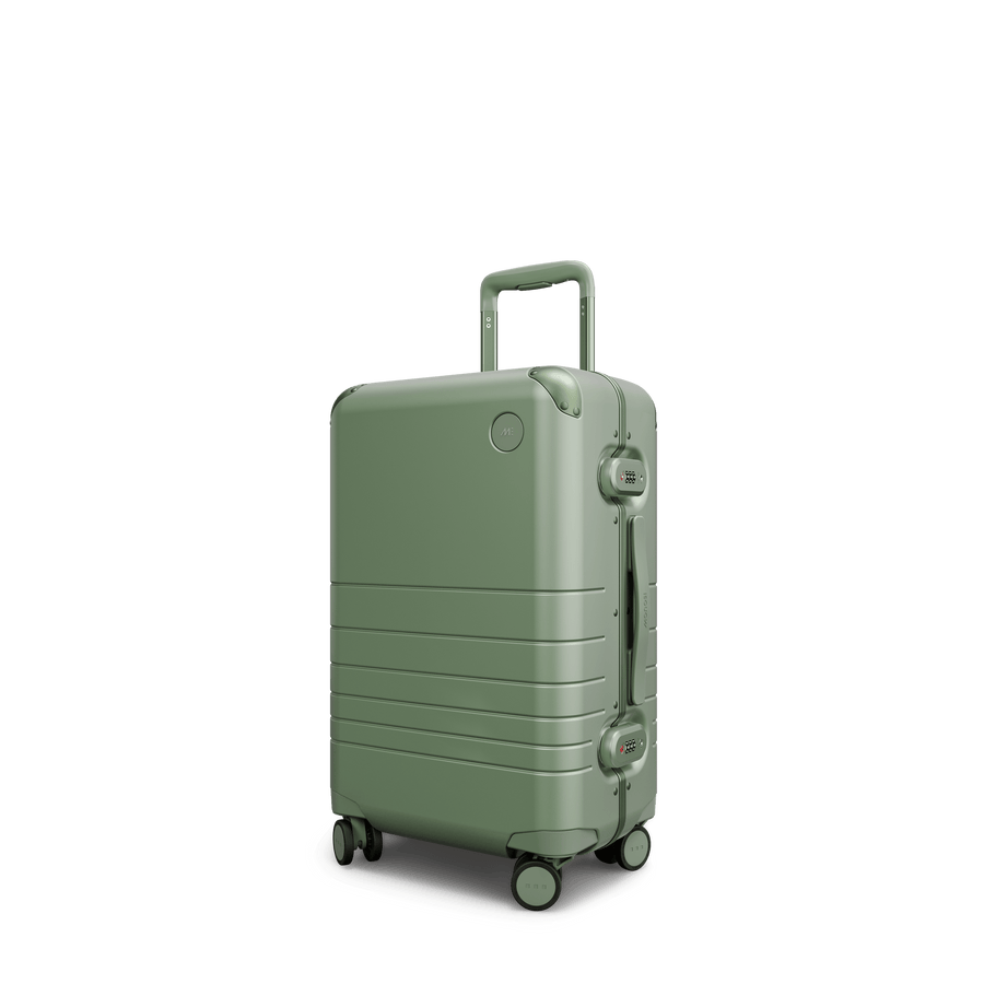 Mint Hover | Angle view of Hybrid Carry-On in Mint