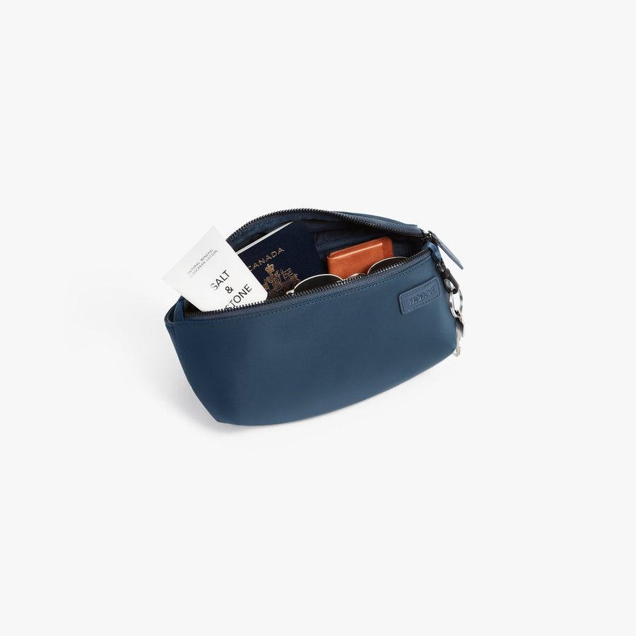 Oxford Blue | Open view of Metro Sling in Oxford Blue