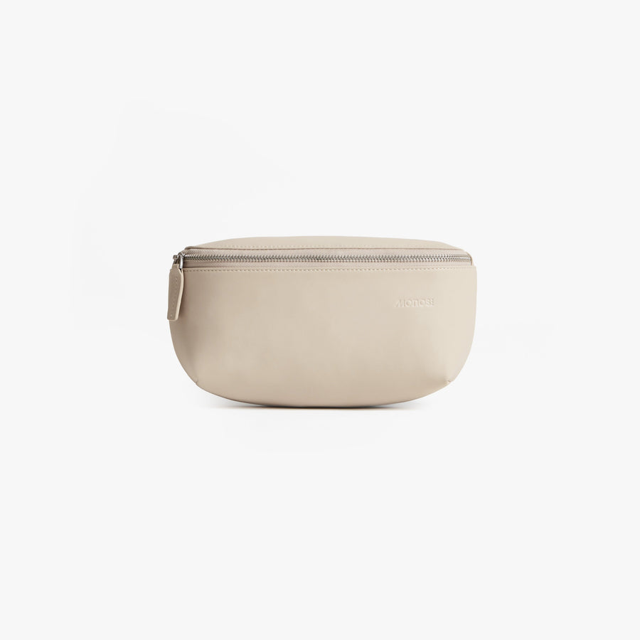 Ivory (Vegan Leather) | Front view of Metro Sling in Ivory