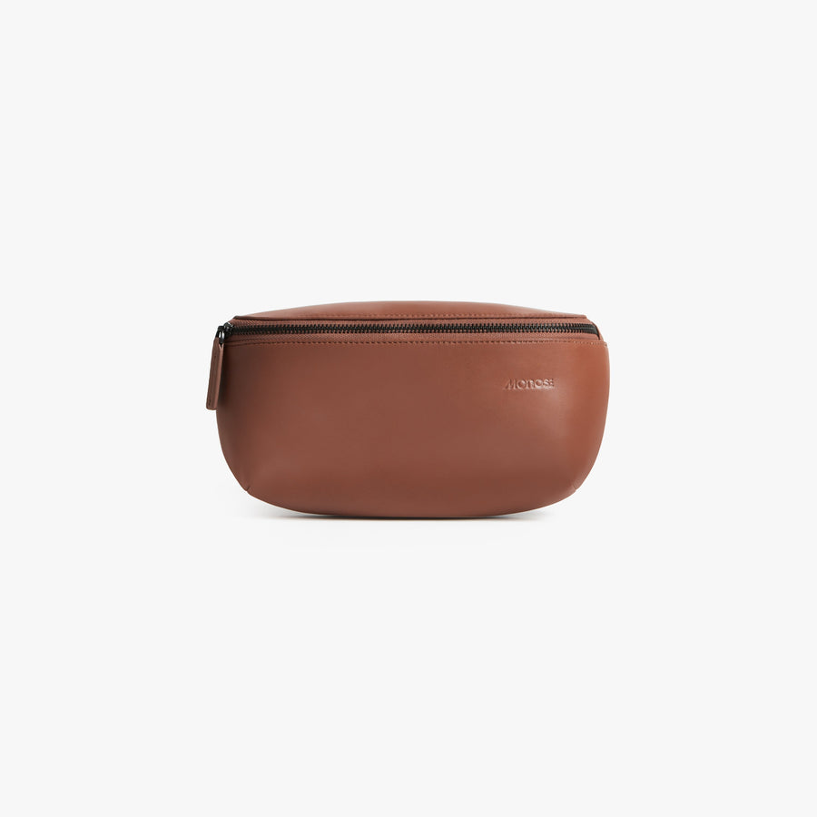 Mahogany (Vegan Leather) | Front view of Metro Sling in Mahogany