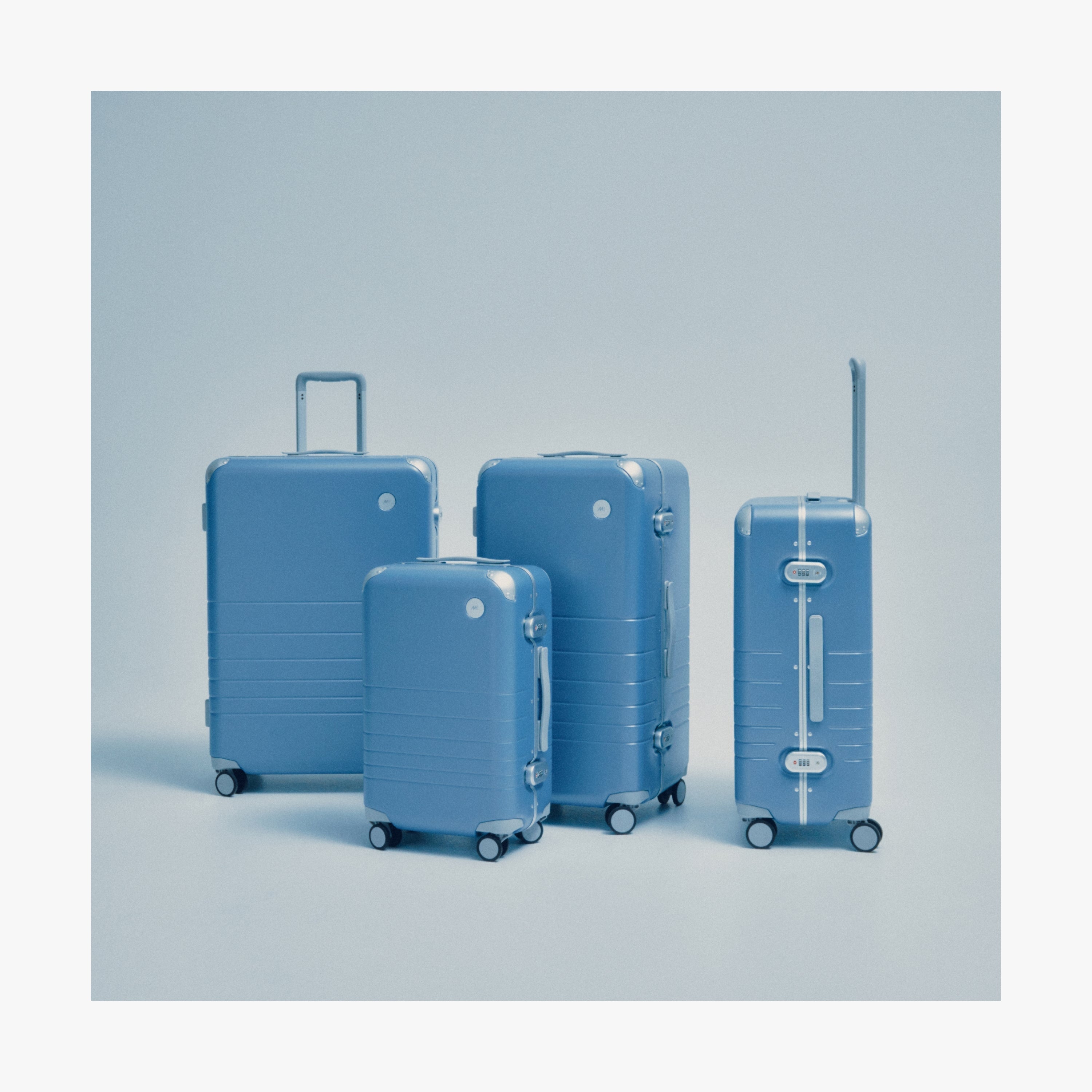 Hybrid Trunk Check-In Luggage | Monos Travel Aluminum Suitcases